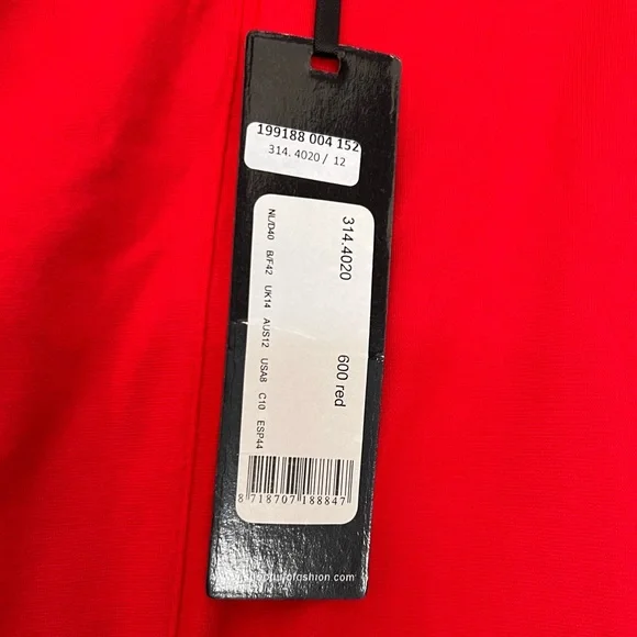 SAOPAULO Dress, size 12- Red coulor - Picture 4 of 6